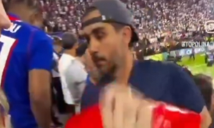 Oto jak żona bramkarza PSG w trakcie finału LM ZORGANIZOWAŁA ZAKAZANĄ FLAGĘ swojego kraju [VIDEO]